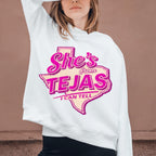 Pink Texas girl sublimation design, mockup 3