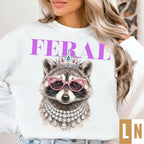 Glam raccoon sublimation, mockup 3
