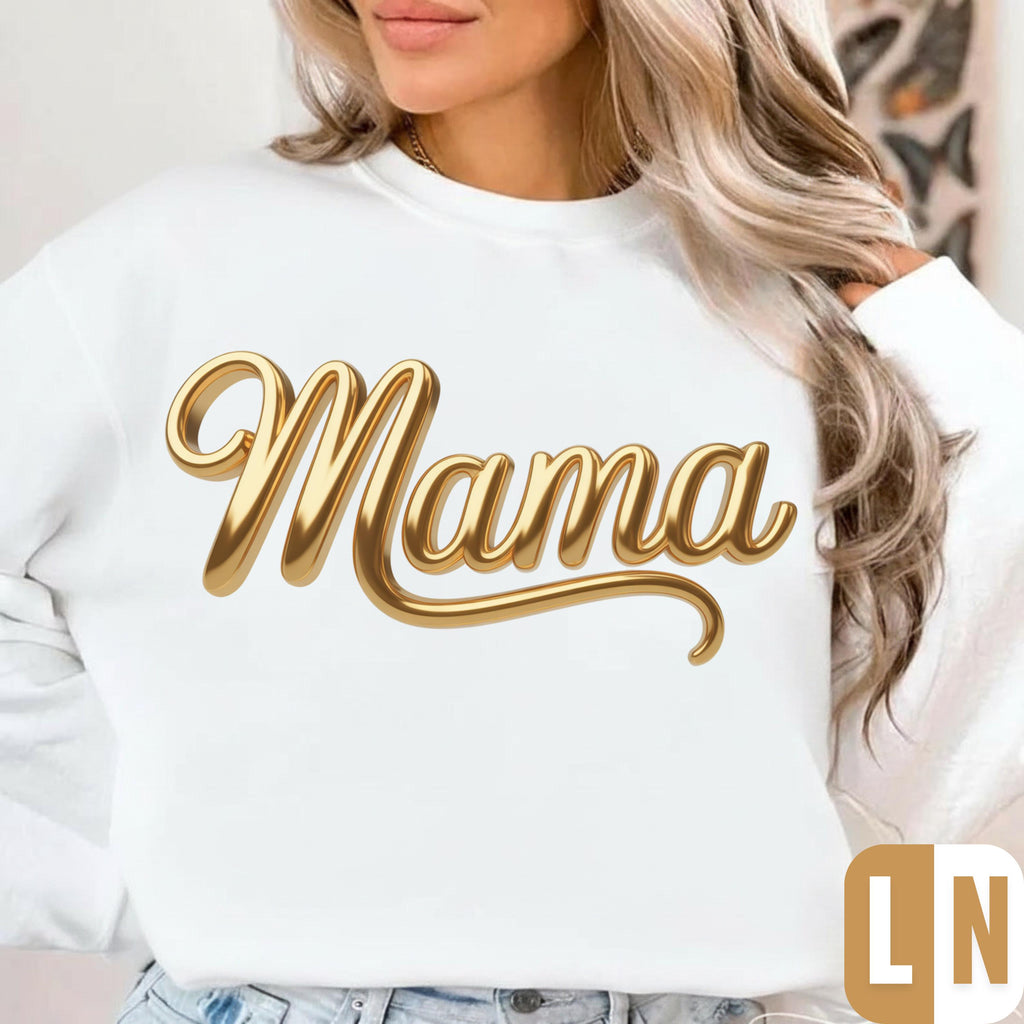 Glam gold Mama sublimation design, mockup 3