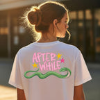 After While snake retro PNG, mockup 2