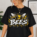 Bees mascot school spirit sublimation design, mockup 3