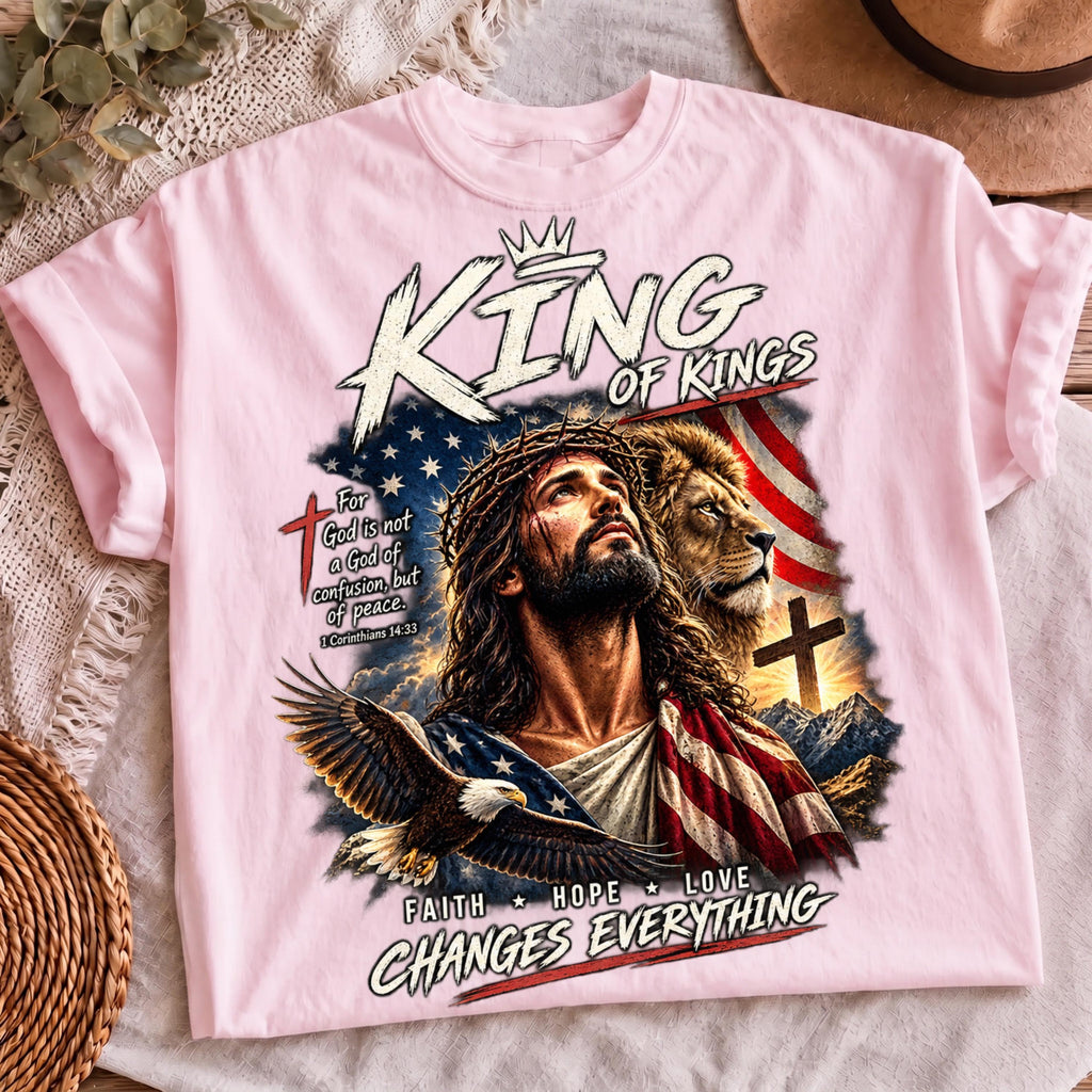 Jesus American flag shirt PNG, mockup 4