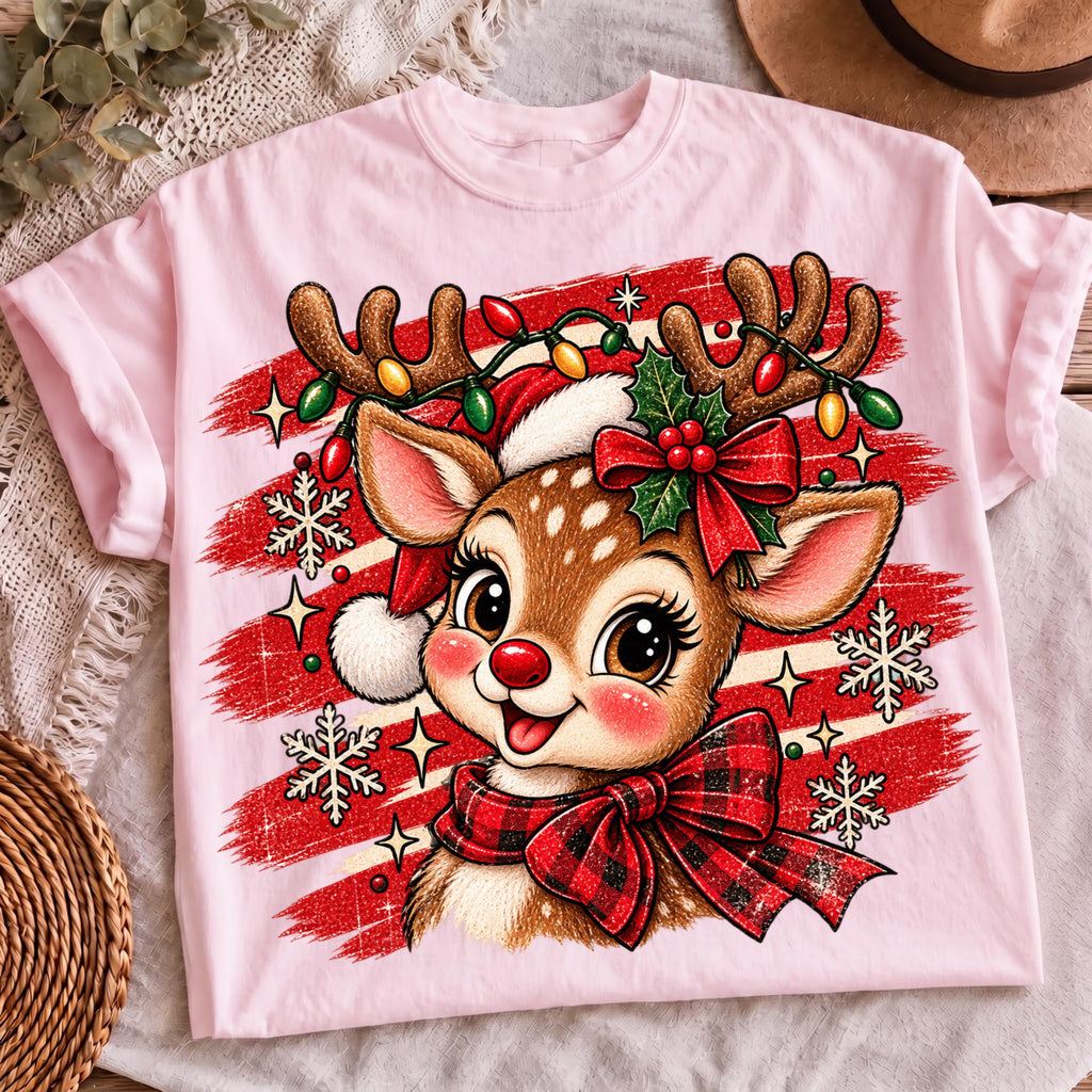 Christmas deer sublimation, mockup 4