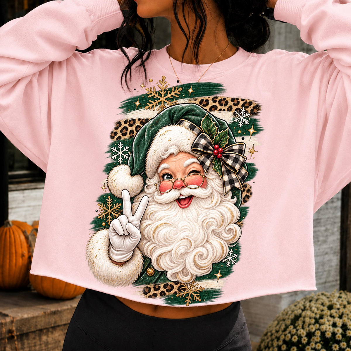 Vintage Santa PNG digital download, mockup 7