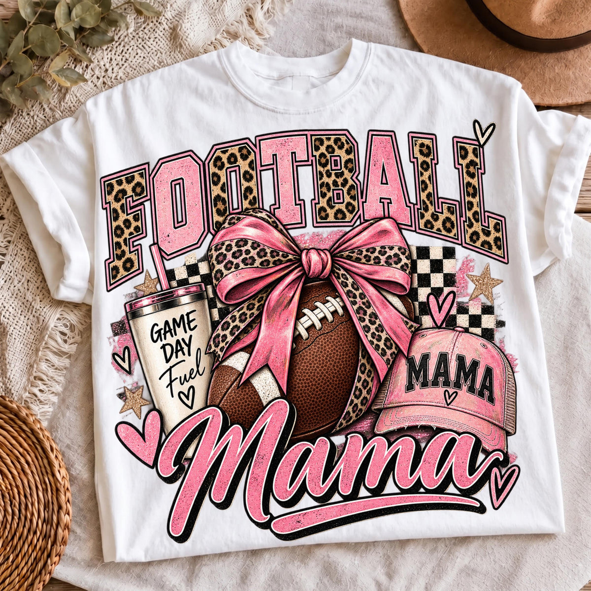 Varsity Football Mama design, mockup 3