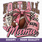 Pink leopard football mom PNG, mockup 2