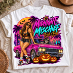 Halloween girl bats design, mockup 3