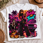 Spooky girl skeleton design, mockup 3