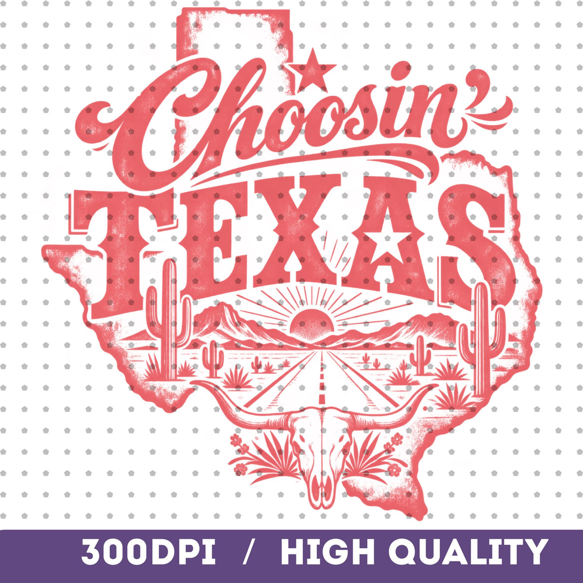 Choosin Texas PNG digital download, mockup 6
