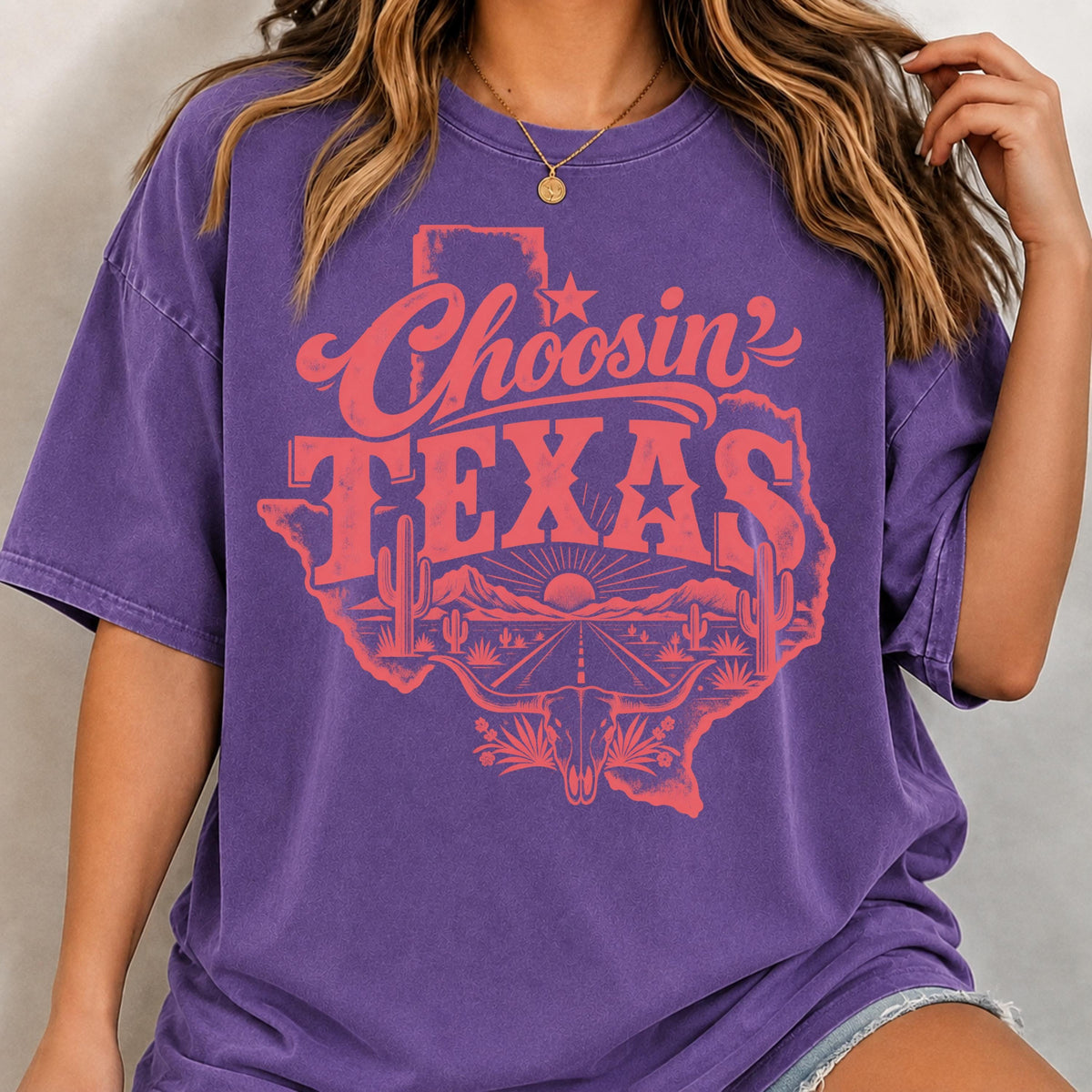 Choosin Texas sublimation, mockup 4