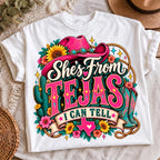 Pink cowgirl Texas PNG, mockup 2