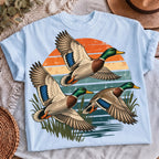 Retro mallard design, mockup 5