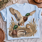 Mallard marsh wildlife shirt, mockup 4