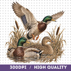 Mallard duck PNG digital download, mockup 6