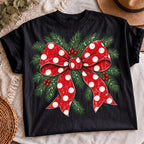 Coquette Christmas bow design, mockup 3