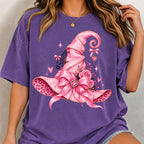 Pink witch hat shirt, mockup 5