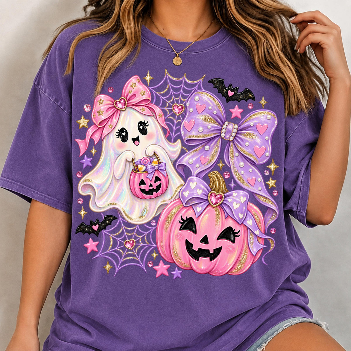 Pastel spooky season design, mockup 3