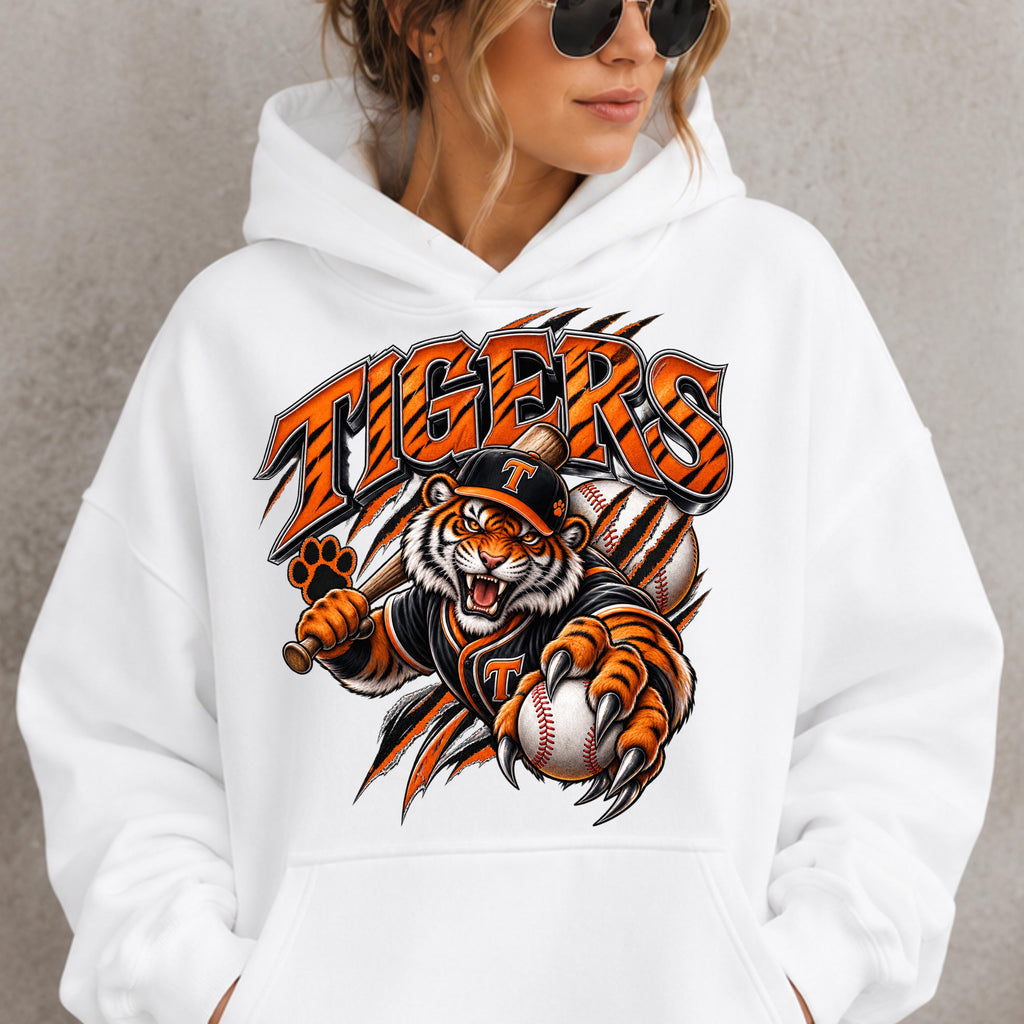 Tigers baseball game day shirt, mockup 4