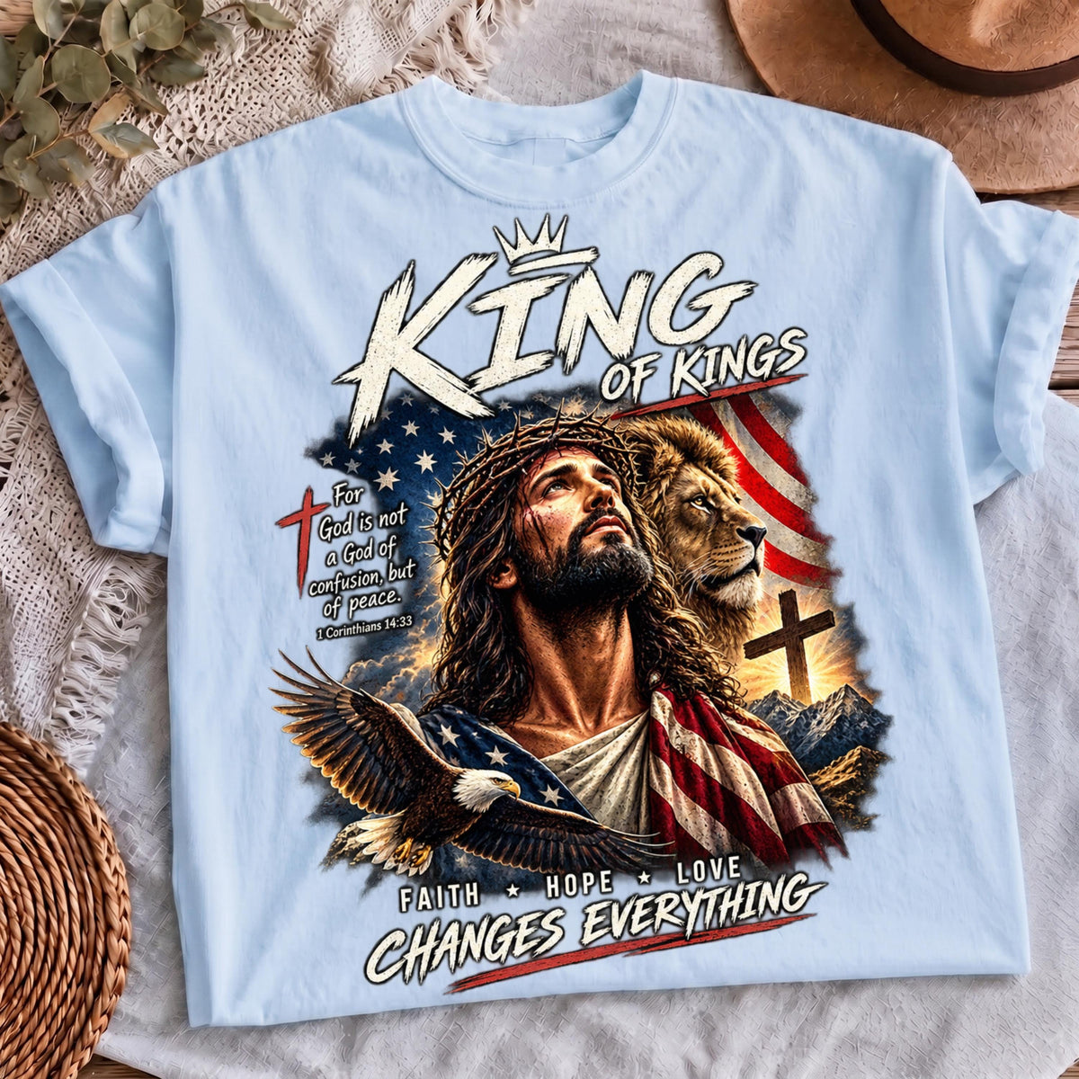 Lion of Judah scripture design, mockup 3