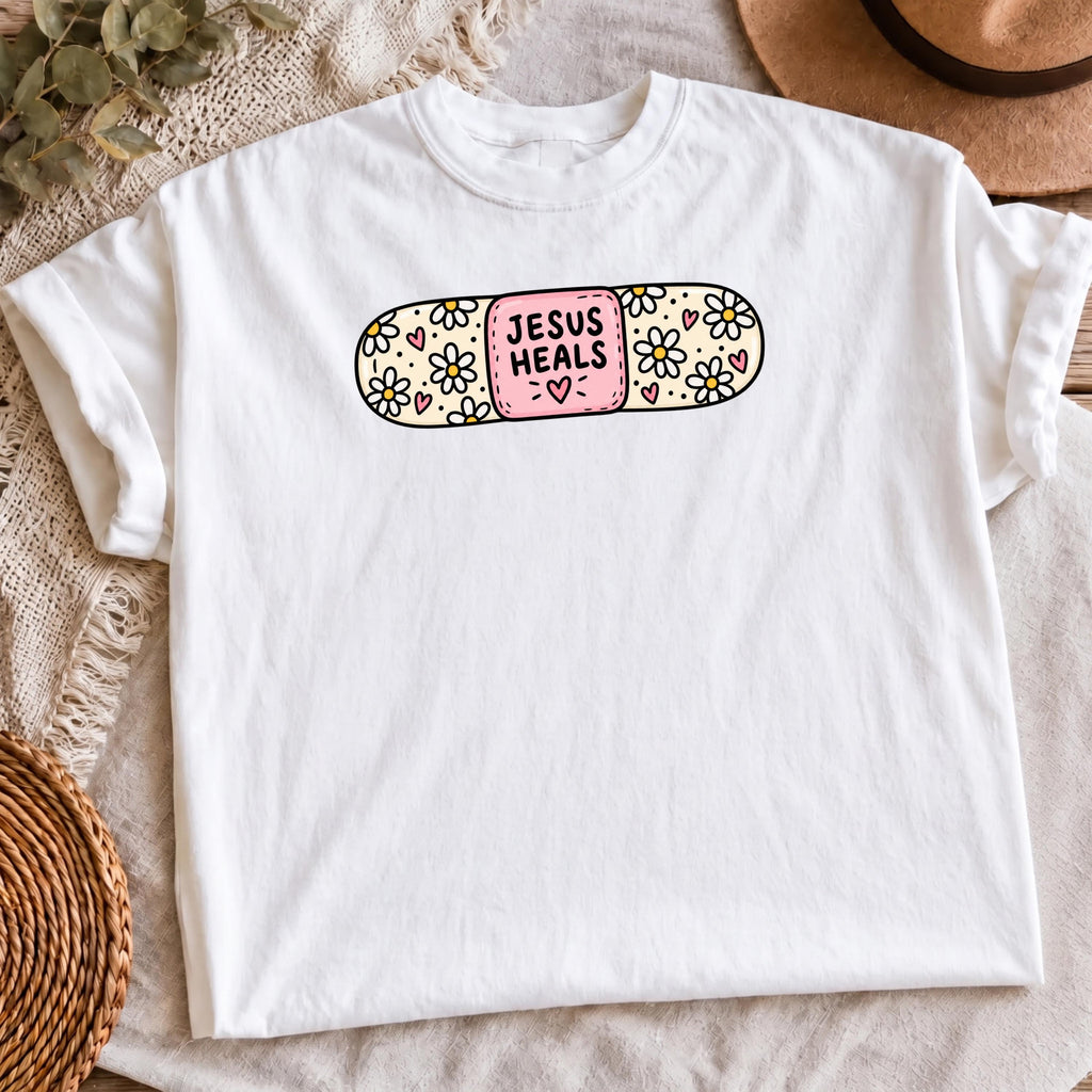 Pink bandage faith PNG, mockup 2