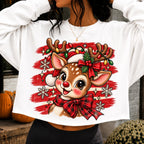 Christmas reindeer PNG digital download, mockup 7