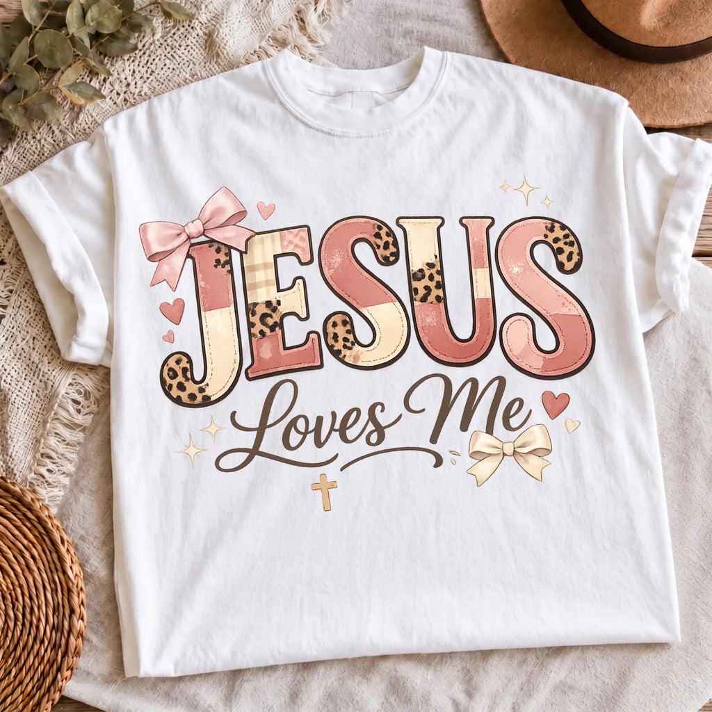 Coquette Jesus floral faith PNG, mockup 2