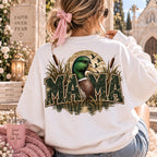 Duck hunting mama PNG hoodie mockup