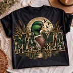 Mallard duck MAMA hunting shirt PNG mockup