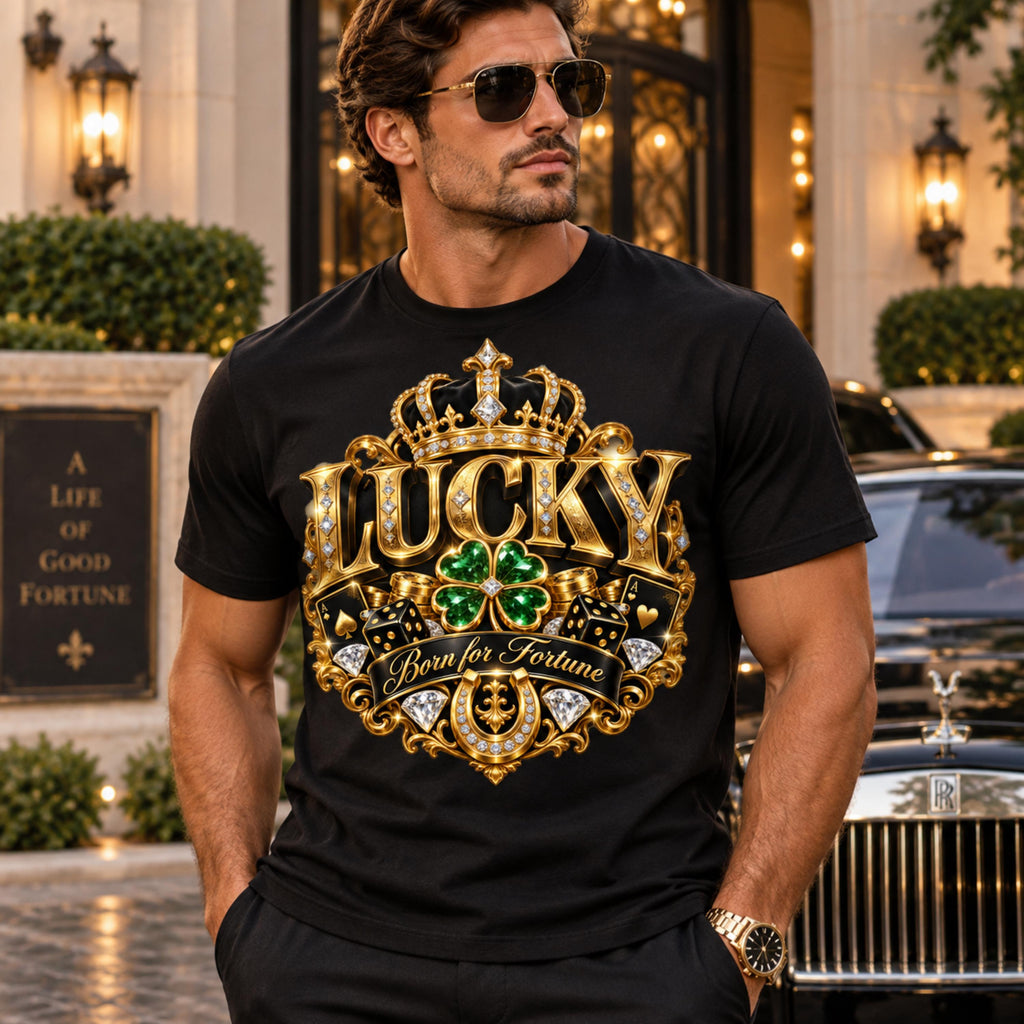 Lucky gold clover casino PNG, mockup 2