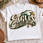 Eagles PNG green and gold school spirit design, mockup 2