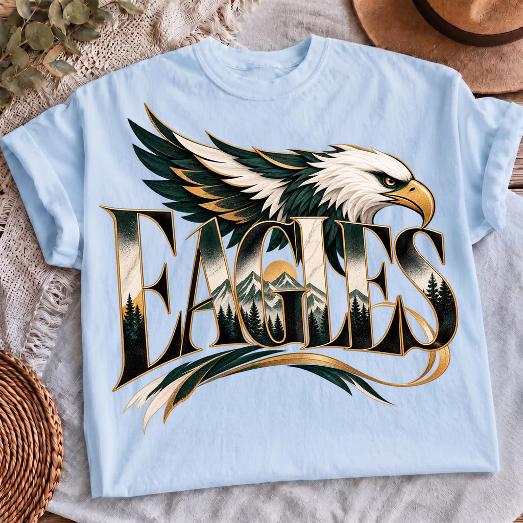 Mountain Eagles PNG digital download, mockup 4
