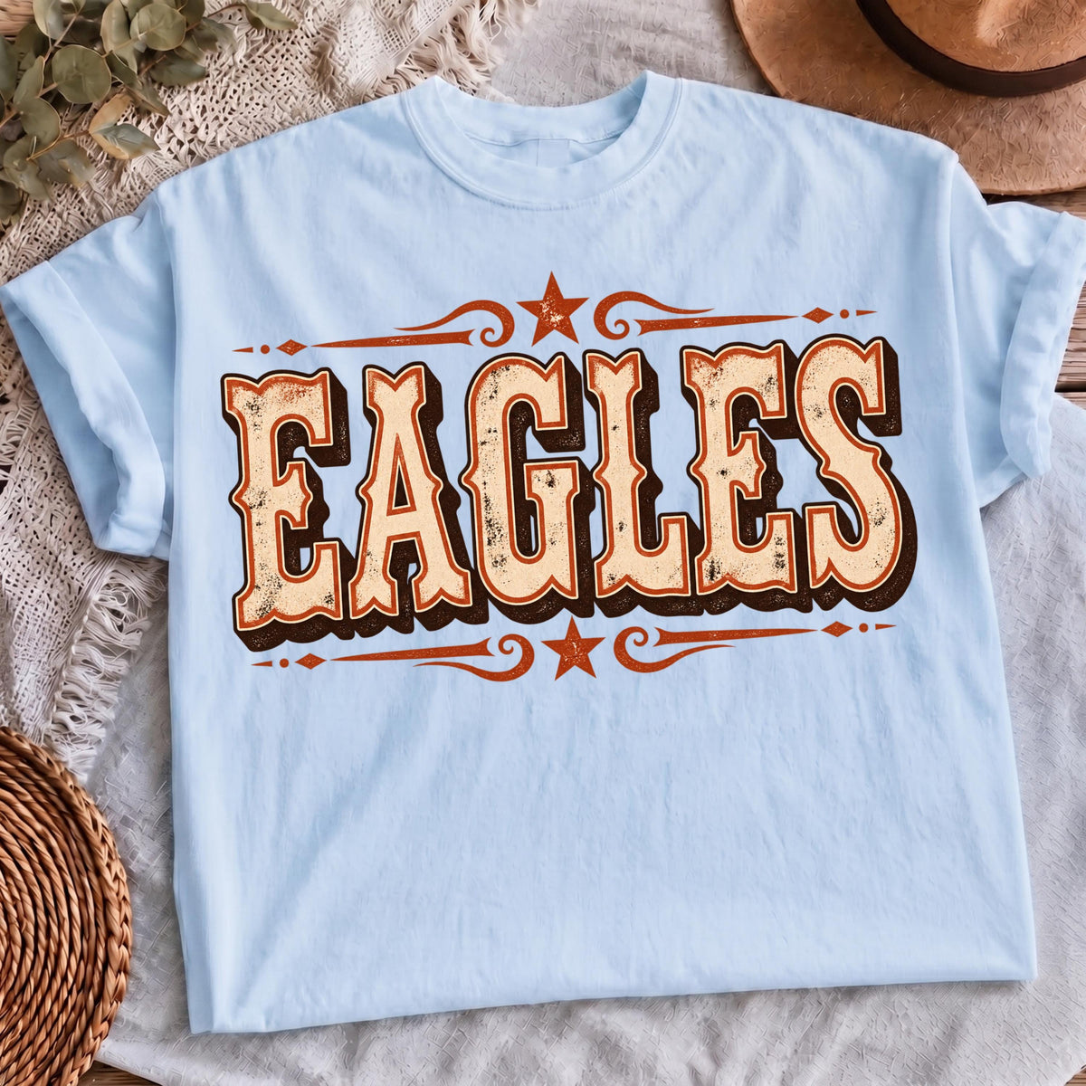 Eagles Western PNG digital download, mockup 4
