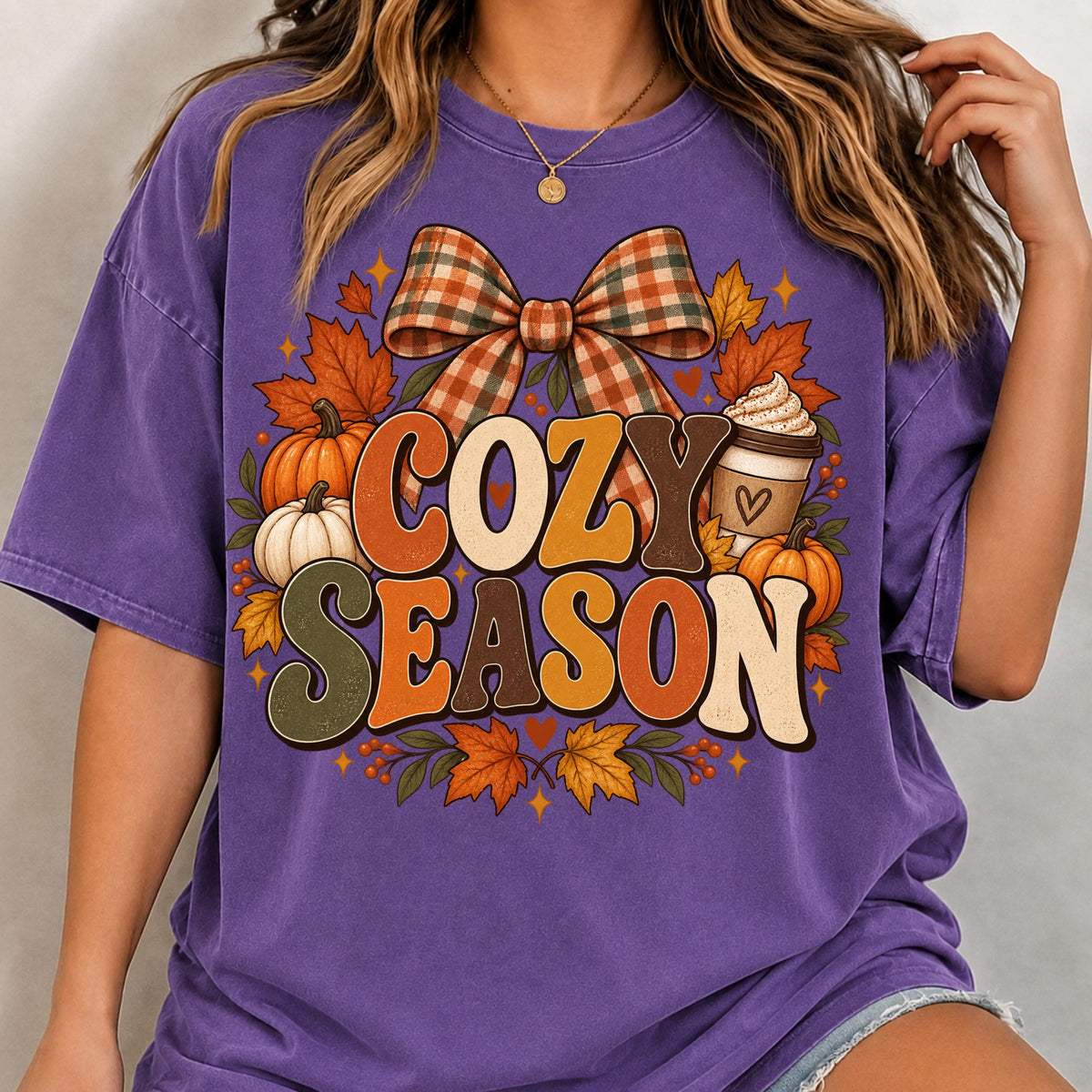 Cozy Season PNG digital download, mockup 5