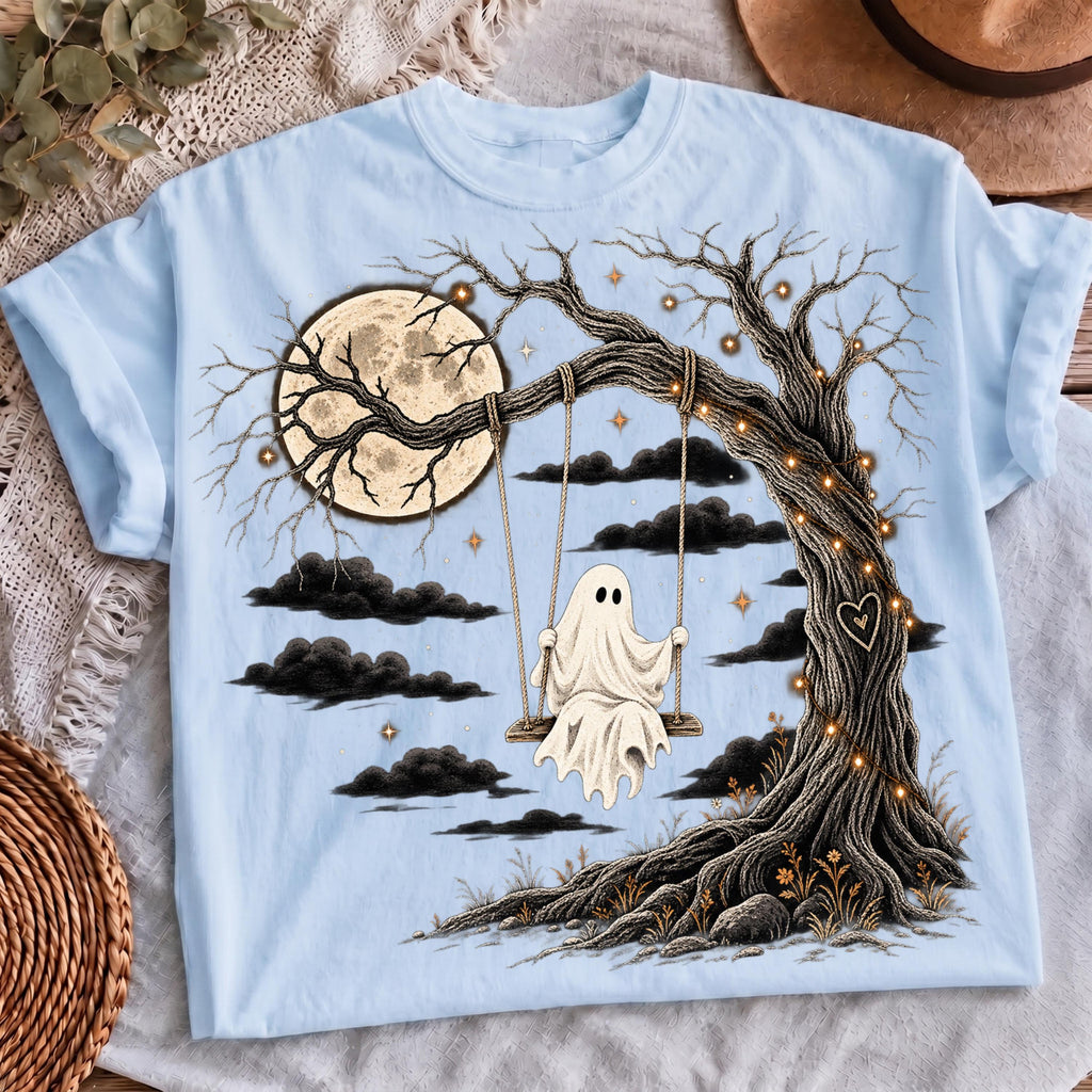 Cute ghost sublimation, mockup 4