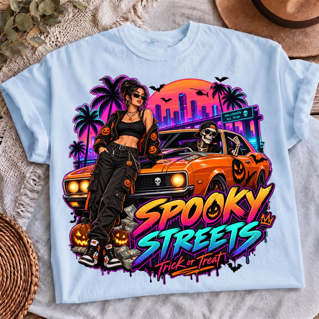 Spooky Streets PNG digital download, mockup 5