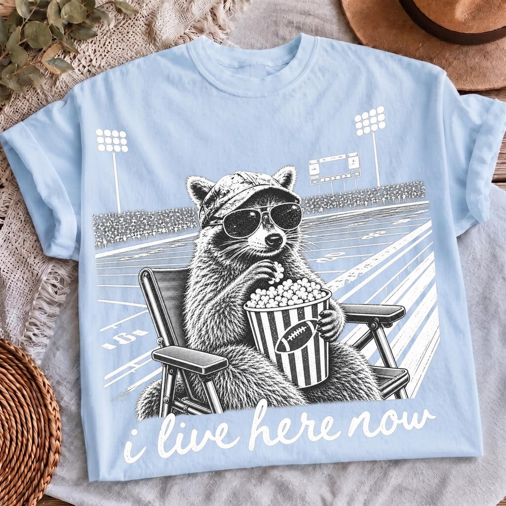 Raccoon game day sublimation, mockup 3