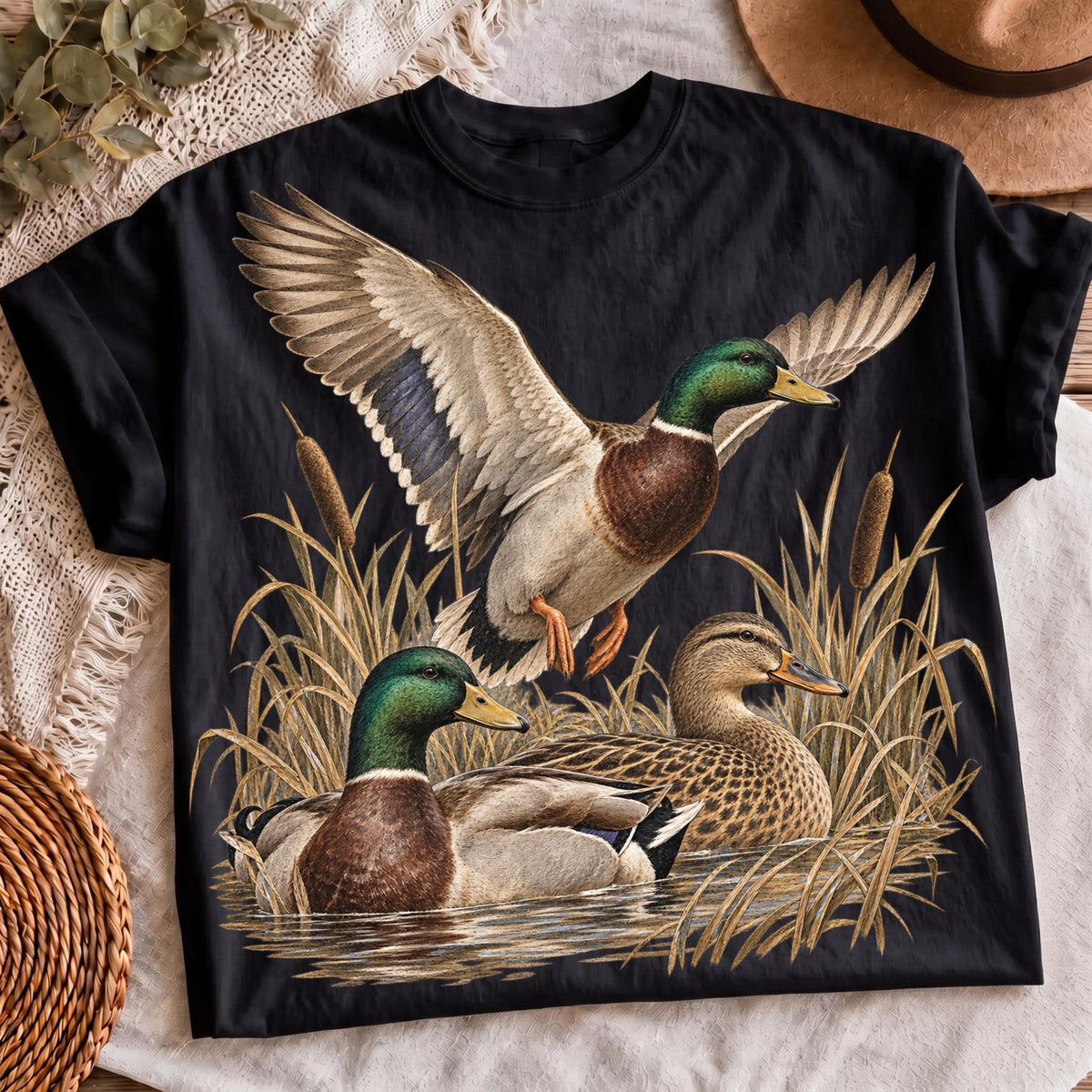 Duck hunting sublimation design, mockup 3