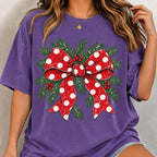 Christmas bow PNG digital download, mockup 5