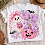 Girly Halloween ghost shirt, mockup 5