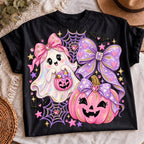 Pink pumpkin ghost sublimation, mockup 4