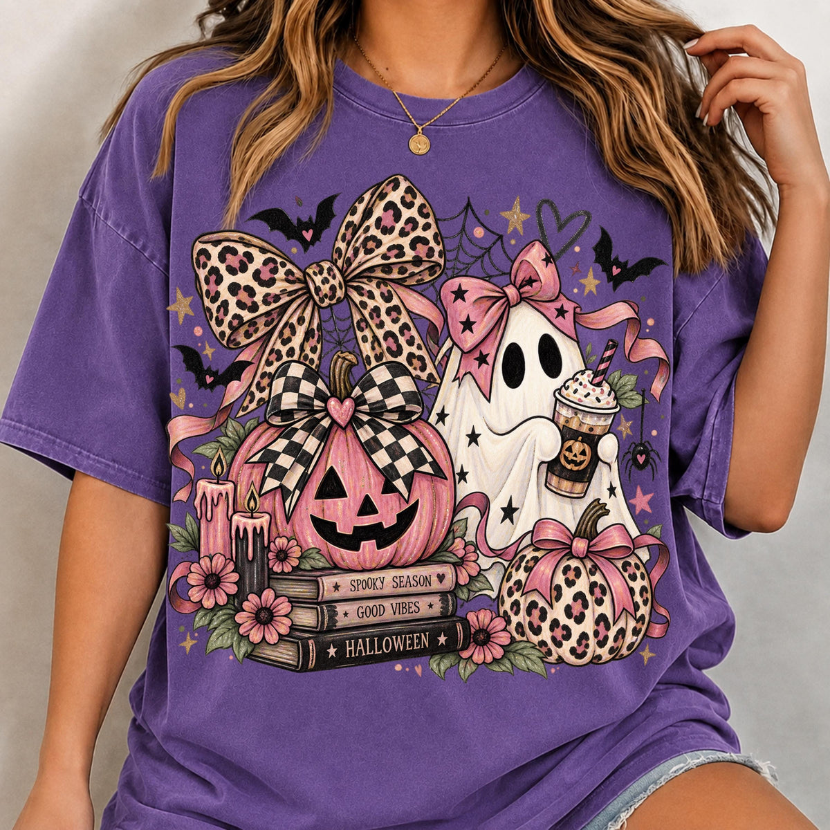 Pink ghost PNG digital download, mockup 6