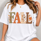 Neutral fall leaves PNG, mockup 2