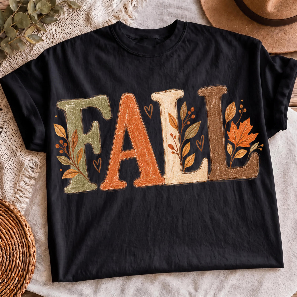 Hand drawn FALL design, mockup 5