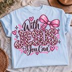 With Jesus You Can sublimation, mockup 4