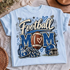 Football Mom PNG sports mom shirt, mockup 4
