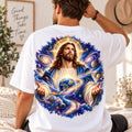 Jesus Universe galaxy Christian PNG design mockup