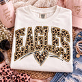 Eagles leopard heart PNG collegiate game day shirt mockup