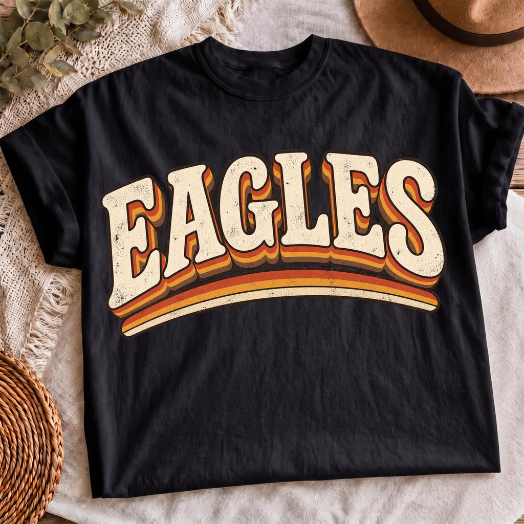 Vintage Eagles game day sublimation, mockup 3