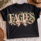 Pink and green Eagles school spirit sublimation, mockup 3