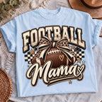 Football Mama PNG sports mom shirt design, mockup 4